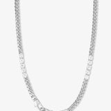 Julians Obsessed With Diamonds Necklace 18" - Silver