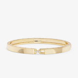 Ashley Lock Cuff 6mm - Gold