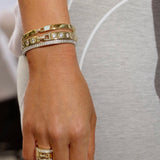 Ashley Lock Cuff 6mm - Gold