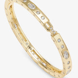 Ashely Sunset Lock Cuff 6mm - Gold