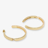 Ashley Lock Hoops 2" - Gold