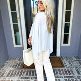 Risk Taker Sheer Cape Top