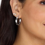 Ashley Rodeo Hoops 1" - Silver