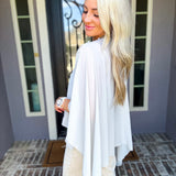 Risk Taker Sheer Cape Top