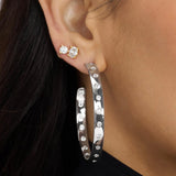 Ashley Rodeo Hoops 2" - Silver