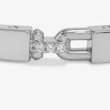 Ashley Lock Cuff 6mm - Silver