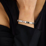 Ashley Lock Cuff 6mm - Silver