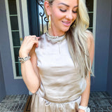 Unspoken Luxury Satin Top