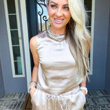 Unspoken Luxury Satin Top