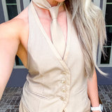 Suited Up Tie Vest