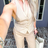 Suited Up Buckle Trousers