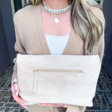 Zarae Suede Purse