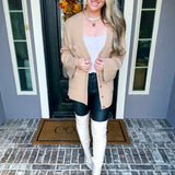 Hamptons Luxe Cardigan - Mocha