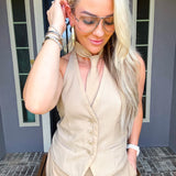 Suited Up Tie Vest