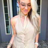 Suited Up Tie Vest