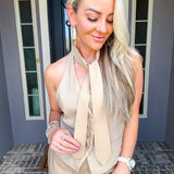 Suited Up Tie Vest