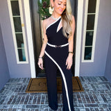 Billionaire Brunch One Shoulder Jumpsuit