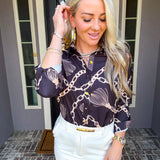 Empire Chain Link Blouse