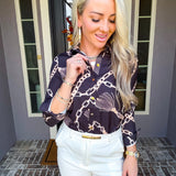 Empire Chain Link Blouse