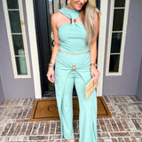 Wish Granted Gold Detail Pants