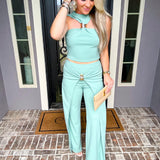 Wish Granted Gold Detail Pants