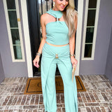 Wish Granted Gold Detail Pants