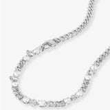 Ride Or Die Cuban Chain Necklace 18" - Silver
