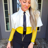 Soleil De Paris Cape Bodysuit