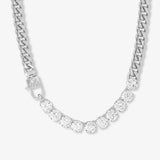 Thor Loves Diamonds Necklace 16" - Silver