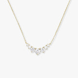 Not Your Basic Multi Stone Pendant Necklace - Gold