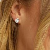 Hello Gorgeous Stud Earrings - Silver