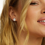 Hello Gorgeous Stud Earrings - Silver