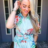 Venice Postcard Button Up