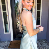 Elegant Escape Asymmetric Halter Top