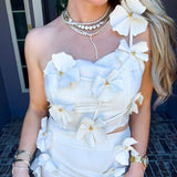 Runway Resort 3D Flower Top