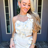 Runway Resort 3D Flower Top