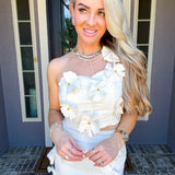 Runway Resort 3D Flower Top