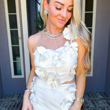 Runway Resort 3D Flower Top