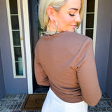 Cafe Couture Front Twist Top