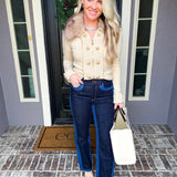 The Tailored Two Tone Jean