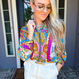 Wild Instinct Tiger Blouse