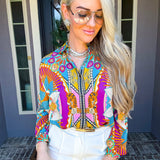 Wild Instinct Tiger Blouse