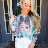 Croissant & Couture Knit Top