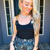 Designer Affair Gold Chain Top