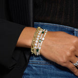 She's So Extra Tennis Bracelet 7.5" - Gold