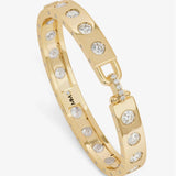 Ashley Rodeo Lock Cuff 9mm 7" - Gold