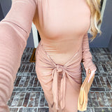 Chantelle Front Tie Dress