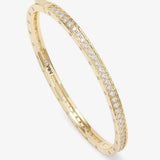 Ashley Pave Cuff 4mm - Gold