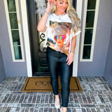Some Like It Fancy Pearl Tee - White