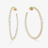 She's So Extra Hoops 2" - Gold